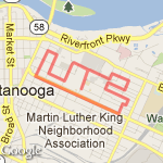 Scott Vets 5k route map