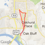 18.31 Greenway Run route map