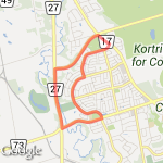 May 23, 2012 Uphill Major Mac route map