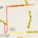 4mile golf route map