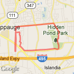 house to hiddenponds forest route map
