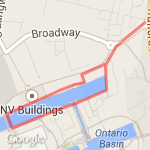 salford quays route map