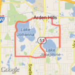 Josephine Johanna 6 mile route map