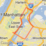 Triborough route map