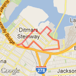 Astoria Bowl route map