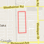Neighborhood route map