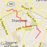 Sharp Edge Run route map