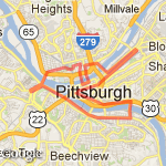 Half Marathon Route route map