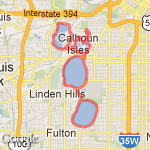 12 Mile City of Lakes route map