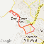 6 miler neighborhood route map