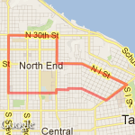 A 6 Mile Loop route map