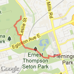 Pseudoparks route map