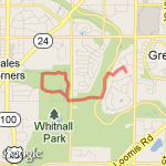 Botanical Gardens route map