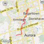 Bike path route route map