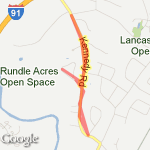 Kennedy Hill route map