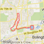 Bike Route route map