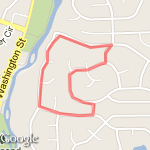 Cody Short route map