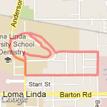 University Route route map