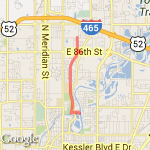 ROUTE# 8  7 MILES route map