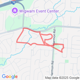 Run My Route - Running Map summer glen