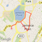 Lockstead Ave Loop route map