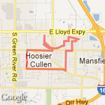 Plaza Park 5.5 route map