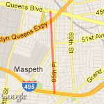 Home to Maurice Park route map