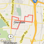 5 Mile Bike Route route map