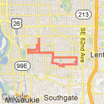 Reed Canyon route map