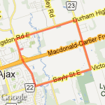 Lakridge/Bayly route map