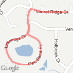 Lakeridge Estates Loop route map