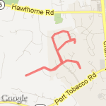 home, three legs and back route map