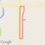 Summer Run - 1 mile route map