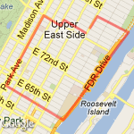 Carl Shultz Run route map