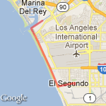 Bike Ride (El Segundo to Marina Del Rey) route map