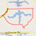 Second Jogging Route route map
