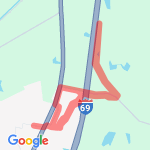 Alex's run route map