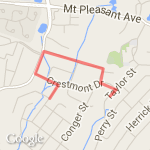 Calf Injury Run route map