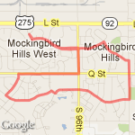 Mockingbird, Applewood and Q route map