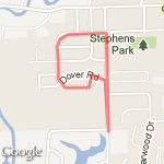 Grandma Kathy's Route route map