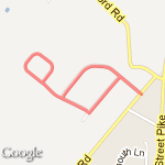 Neighborhood route map