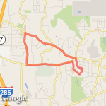 Around the hood route map