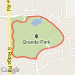 Large Circle - Grand Park route map