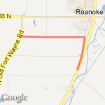 roanoke rd run #2 route map