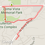 Lost Trail (Baseball Fields) route map