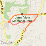 Lost Trail (Hospital) route map