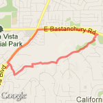Coyote Hill route map