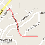 Panorama Time Trial route map