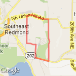 Horse loop route map