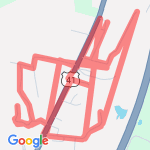 3.67 Mile Run route map